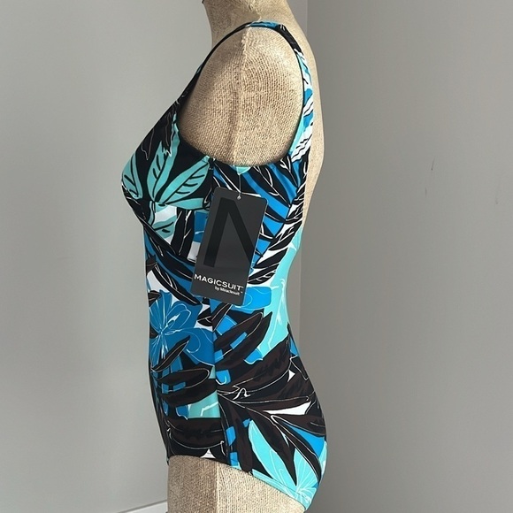 Magicsuit by Miraclesuit One Piece Swimsuit Size 8 NWT - Picture 4 of 13